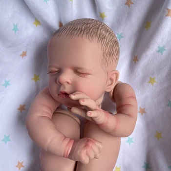 22 Дюйм(Ов) Ов) 3D Набор для Рисования Luisa Reborn Baby Doll Mold С Волосами Более реалистичная Легкая игрушка 
