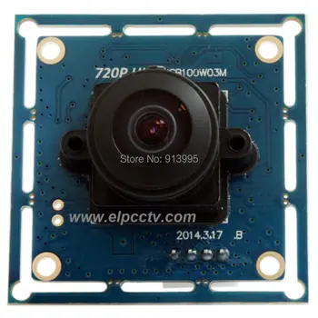 720P hd cmos OV9712 MJPEG 170 degee широкоугольный объектив рыбий глаз бесплатный драйвер USB камеры для Android, Windows, Linux