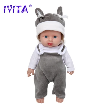 IVITA WB1505RH 30 см 100% Полная Силиконовая Кукла Bebe Baby Reborn Реалистичные Игрушки для Новорожденных, Детские Игрушки для Детей, Рождественский Подарок