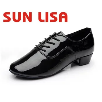 SUN LISA/ современная мужская обувь для латиноамериканских танцев танго Сальса, обувь для бальных танцев международного стандарта для мальчиков