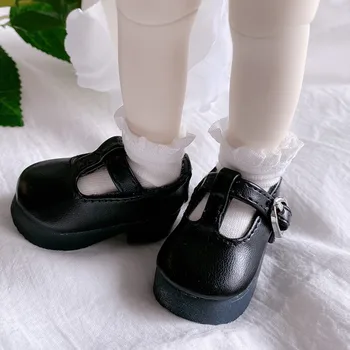 Универсальная кожаная обувь BJD на 6-точечном толстом каблуке для малышей (подходит для Azone, ICY, JerryB, аксессуаров для кукол 1/6)